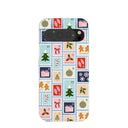 Powder Blue Noel Stamps Google Pixel 9/9 Pro Case