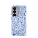 Powder Blue Ocean Charms Samsung Galaxy S26 Case