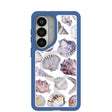 Clear Oceana Whorl Samsung Galaxy S26 Case With True Blue Ridge (Magnetic Charging included)