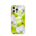 Sage Green Orchid Blooms iPhone 15 Pro Max Case