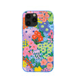 Electric Blue Painted Garden iPhone 11 Pro Case