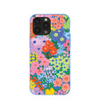 Electric Blue Painted Garden iPhone 13 Pro Max Case