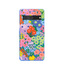 Electric Blue Painted Garden Google Pixel 7 Case
