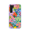 Electric Blue Painted Garden Samsung Galaxy S25+(Plus) Case