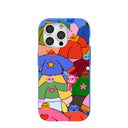 Electric Blue Pals iPhone 15 Pro Case