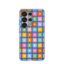Electric Blue Petal Pop Samsung Galaxy S26 Ultra Case