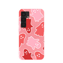 Bubblegum Pink Phantom Pals Samsung Galaxy S25 Case