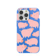 Electric Blue Piggies iPhone 14 Pro Max Case