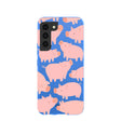 Electric Blue Piggies Samsung Galaxy S22 Case