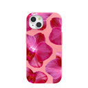 Bubblegum Pink Pink Orchids iPhone 15 Case