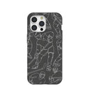 Black Play Sketch iPhone 15 Pro Max Case