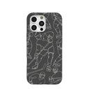 Black Play Sketch iPhone 16 Pro Max Case
