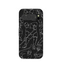 Black Play Sketch Google Pixel 9/9 Pro Case