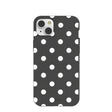 Black Polka Confetti iPhone 14 Plus Case