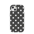 Black Polka Confetti iPhone 15 Case