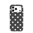Black Polka Confetti iPhone 17 Pro Case