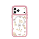 Clear Purrfection iPhone 17 Pro Max Case With Petal Pink Ridge (MagSafe included)