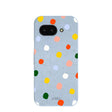 Powder Blue Rainbow Dots Google Pixel 9a Case