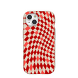 Seashell Red Checks iPhone 15 Case