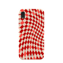 Seashell Red Checks iPhone XR Case