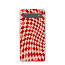 Seashell Red Checks Google Pixel 6a Case