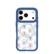 Clear Rosette Frame iPhone 17 Pro Case With True Blue Ridge (MagSafe included)