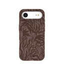 Chocolate Brown Rustic Leaves iPhone Air Case