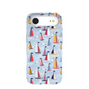 Powder Blue Sails and Seagulls iPhone Air Case