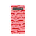 Bubblegum Pink Sardine Stream Google Pixel 6a Case
