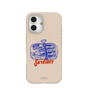 Seashell Sardines iPhone 16 Case