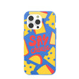Electric Blue Say Cheese iPhone 14 Pro Case