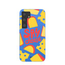 Electric Blue Say Cheese Samsung Galaxy S24 Case