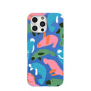 Electric Blue Sea Cows iPhone 16 Pro Max Case