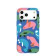 Electric Blue Sea Cows iPhone 17 Pro Max Case