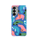 Electric Blue Sea Cows Samsung Galaxy S26+(Plus) Case