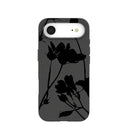 Black Shadow Petals iPhone Air Case