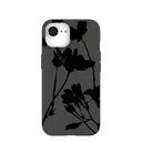 Black Shadow Petals iPhone 16e/17e Case
