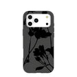 Black Shadow Petals iPhone 17 Pro Max Case