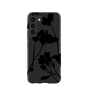 Black Shadow Petals Samsung Galaxy S22 Case