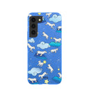 Electric Blue Sheep Dreamers Samsung Galaxy S22 Case