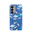 Electric Blue Sheep Dreamers Samsung Galaxy S26 Case