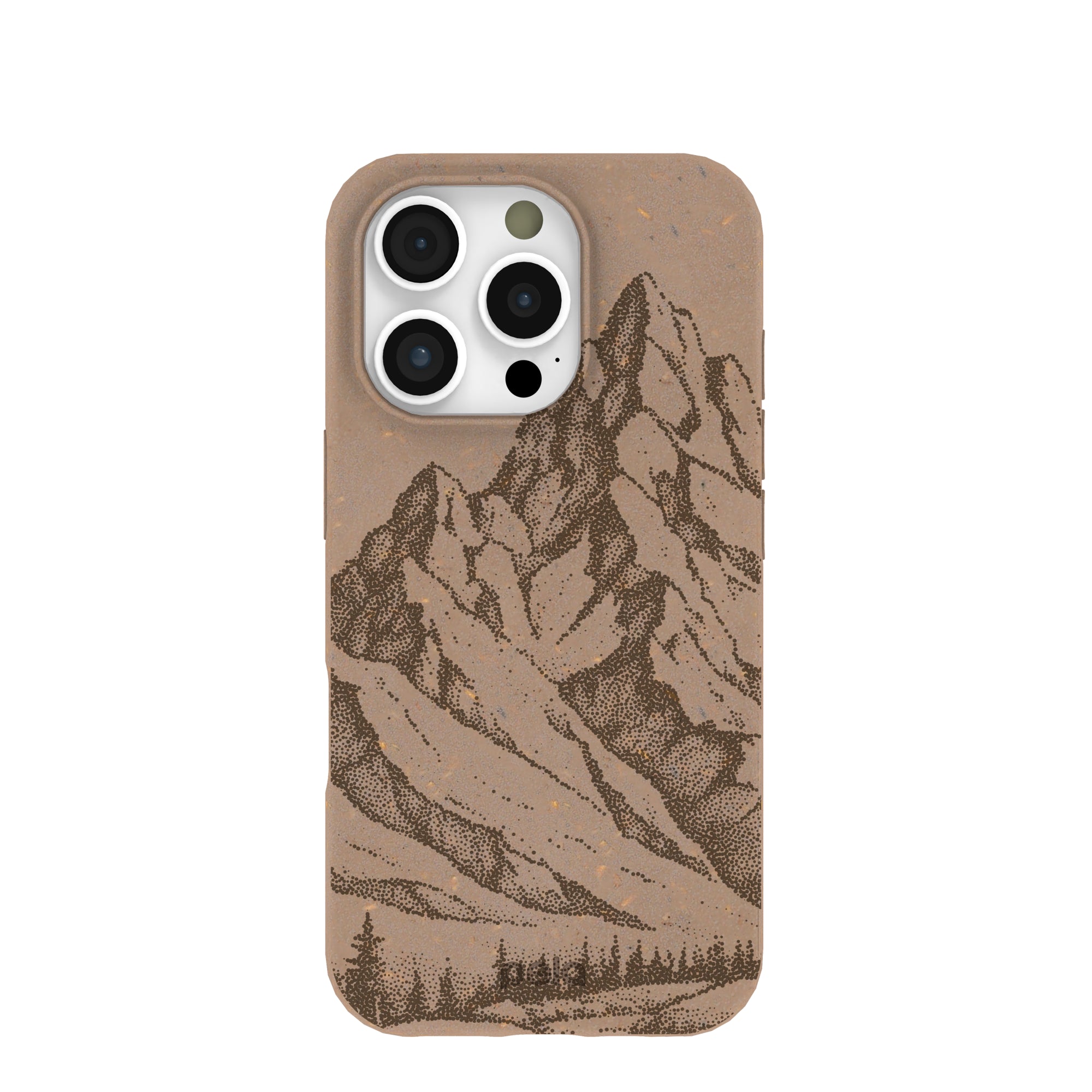 Chocolate Brown Silent Summit iPhone 16 Pro Case – Pela Case