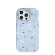 Powder Blue Ski Pass iPhone 15 Pro Case