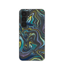 Black Space Waves Samsung Galaxy S25+(Plus) Case