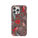 Chocolate Brown Strawberry Cupid iPhone 14 Pro Max Case