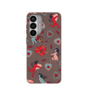 Chocolate Brown Strawberry Cupid Samsung Galaxy S26+(Plus) Case