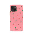 Bubblegum Pink Summer Berries iPhone 13 Mini Case