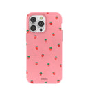 Bubblegum Pink Summer Berries iPhone 14 Pro Max Case