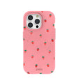 Bubblegum Pink Summer Berries iPhone 15 Pro Case