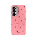Bubblegum Pink Summer Berries Samsung Galaxy S26 Case